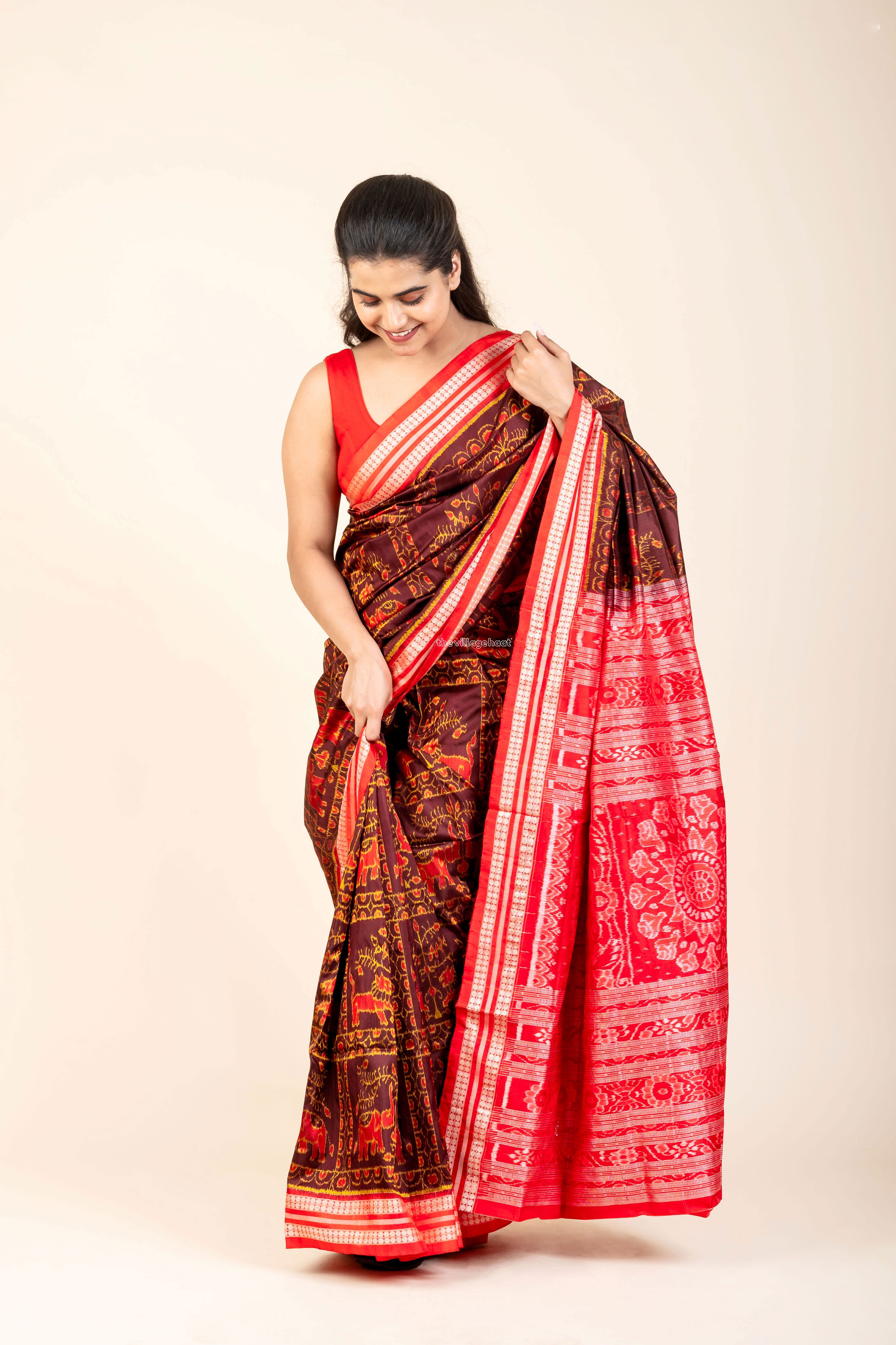 Sambalpur Odisha Handloom Pata saree